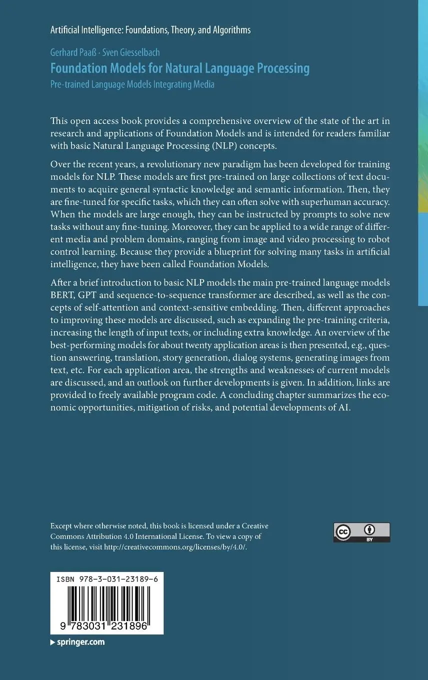 Rückseite: 9783031231896 | Foundation Models for Natural Language Processing | Buch | xviii