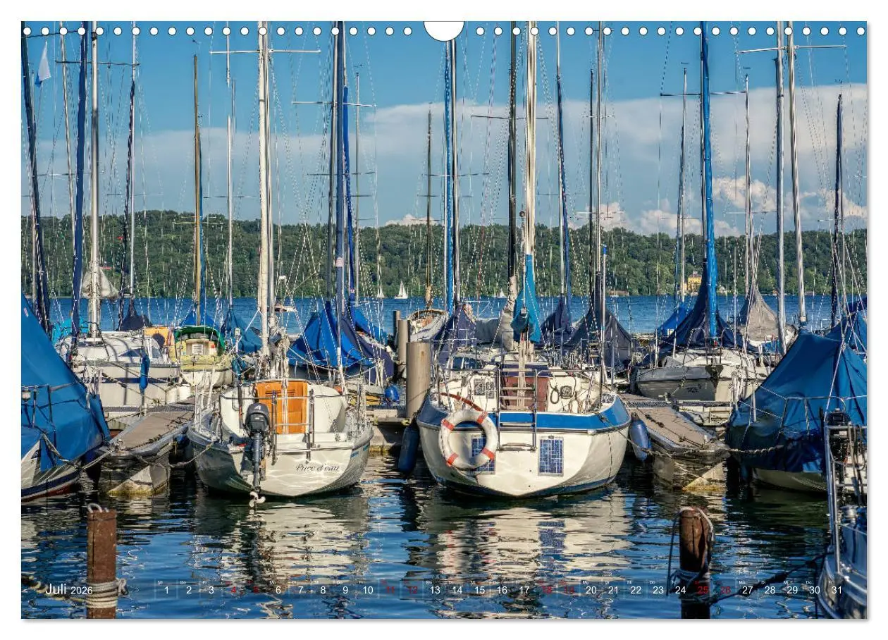 Bild: 9783457891896 | Fünf-Seen-Land (Wandkalender 2026 DIN A3 quer), CALVENDO...