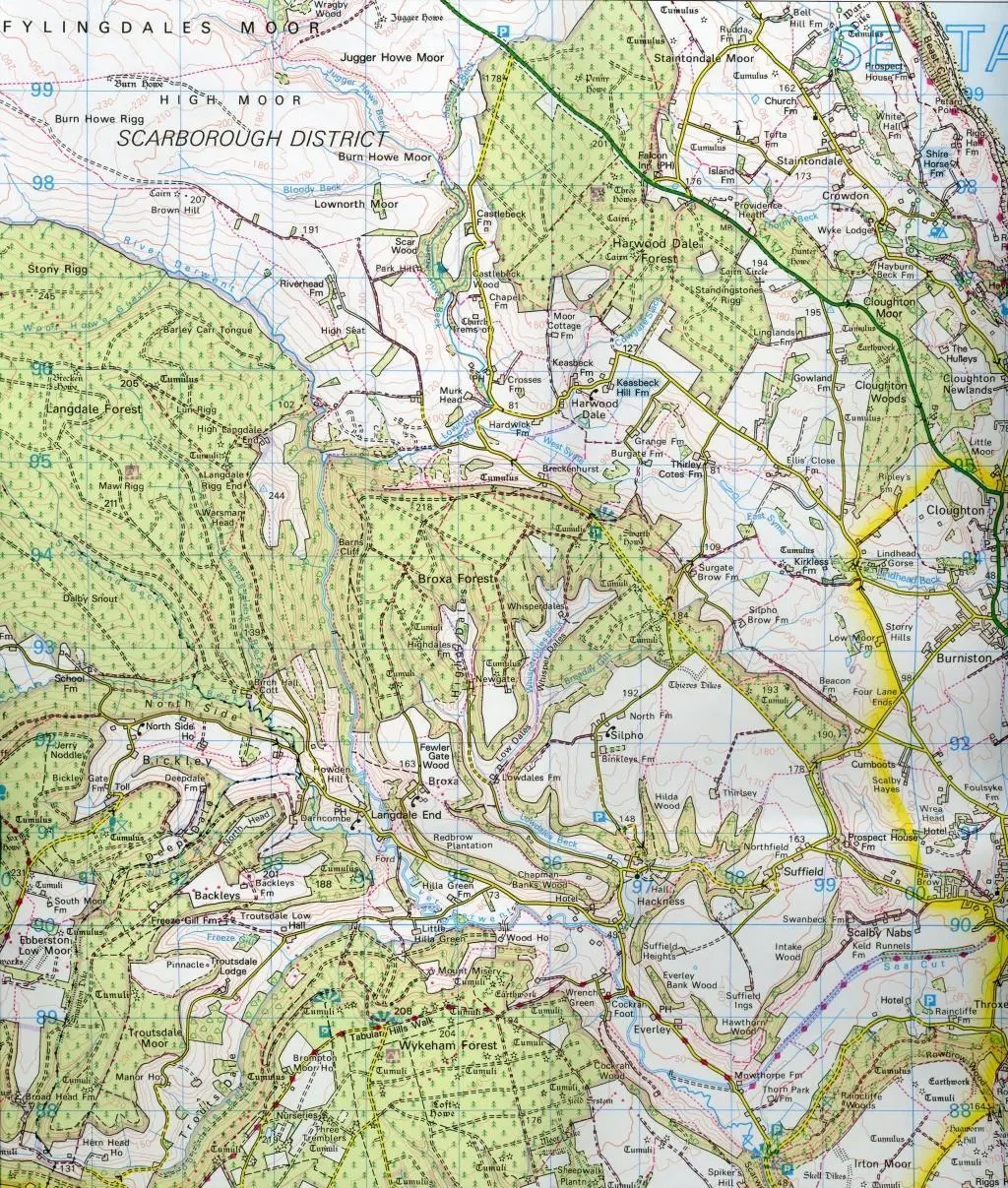 Bild: 9780319261996 | Scarborough, Bridlington &amp; Filey | Ordnance Survey | (Land-)Karte