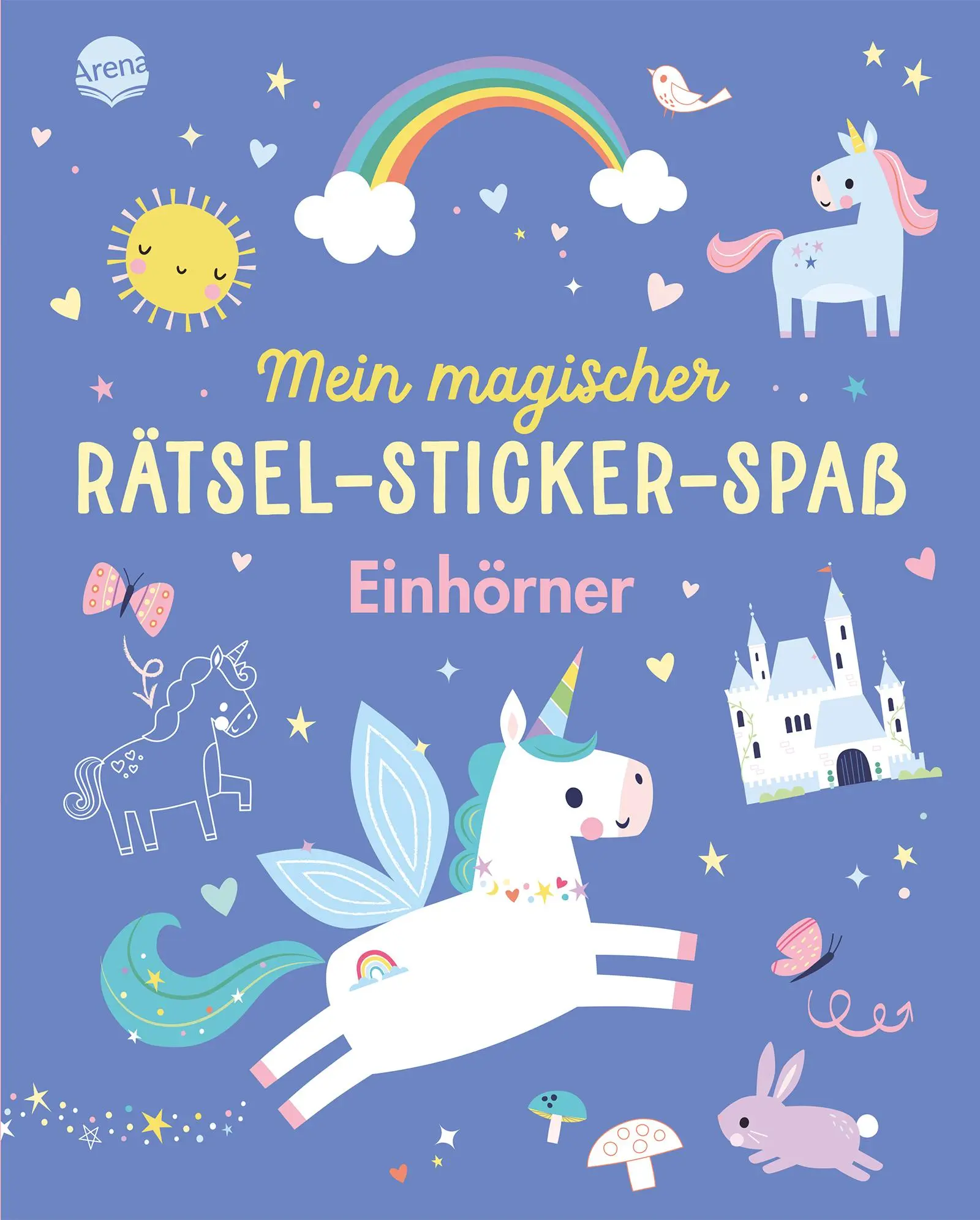 Cover: 9783401721996 | Mein magischer Rätsel-Sticker-Spaß. Einhörner | Nike Bündgen | Buch