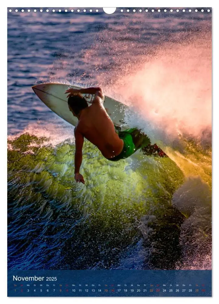 Bild: 9783435931996 | Surfen, Wind und Wellen (Wandkalender 2025 DIN A3 hoch), CALVENDO...