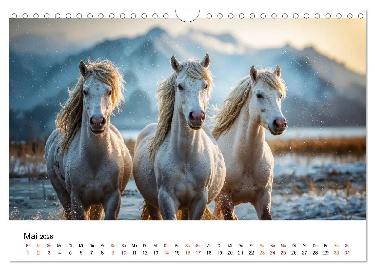 Bild: 9783516661996 | Islandpferde - Freiheit im Blick (Wandkalender 2026 DIN A4 quer),...