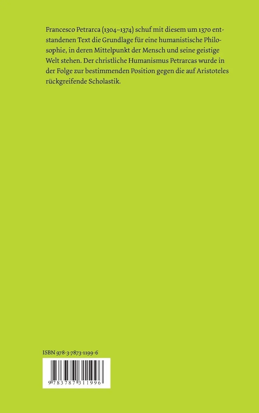 Rückseite: 9783787311996 | Über seine und vieler anderer Unwissenheit | Lateinisch - Deutsch