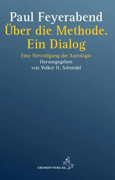 Cover: 9783899971996 | Über die Methode. Ein Dialog | Eine Verteidigung der Astrologie | Buch