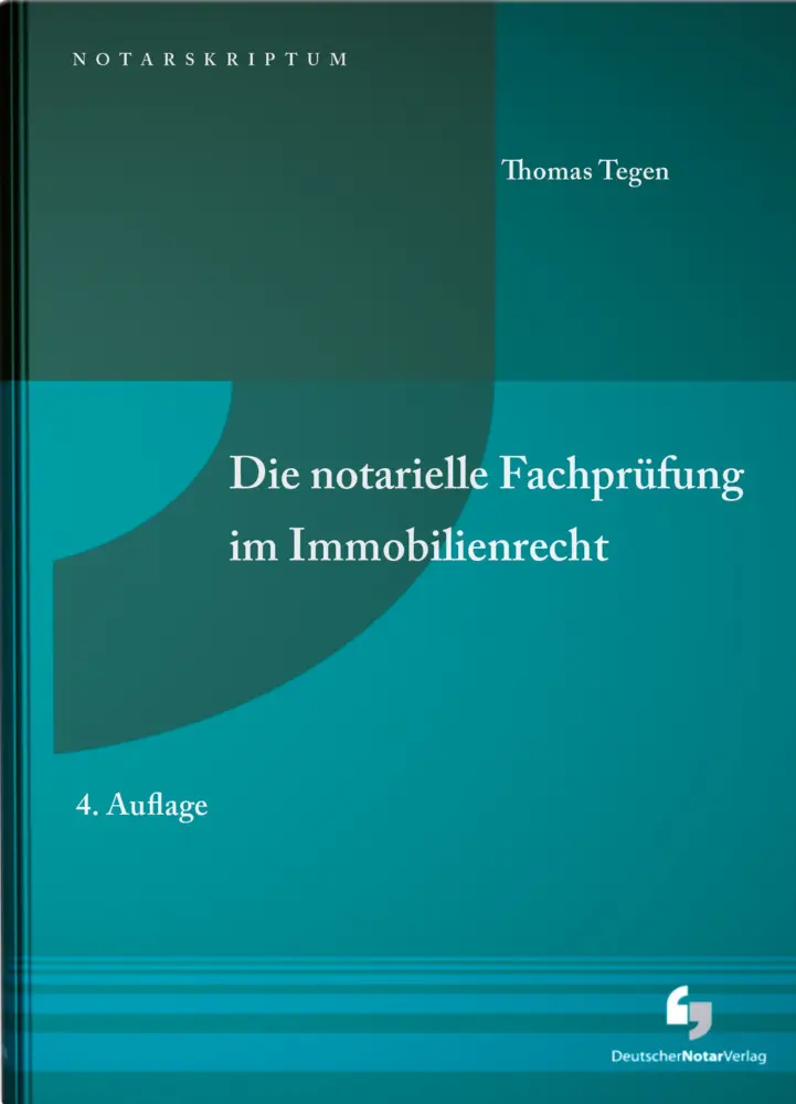 Cover: 9783956461996 | Die notarielle Fachprüfung im Immobilienrecht | Taschenbuch | Deutsch