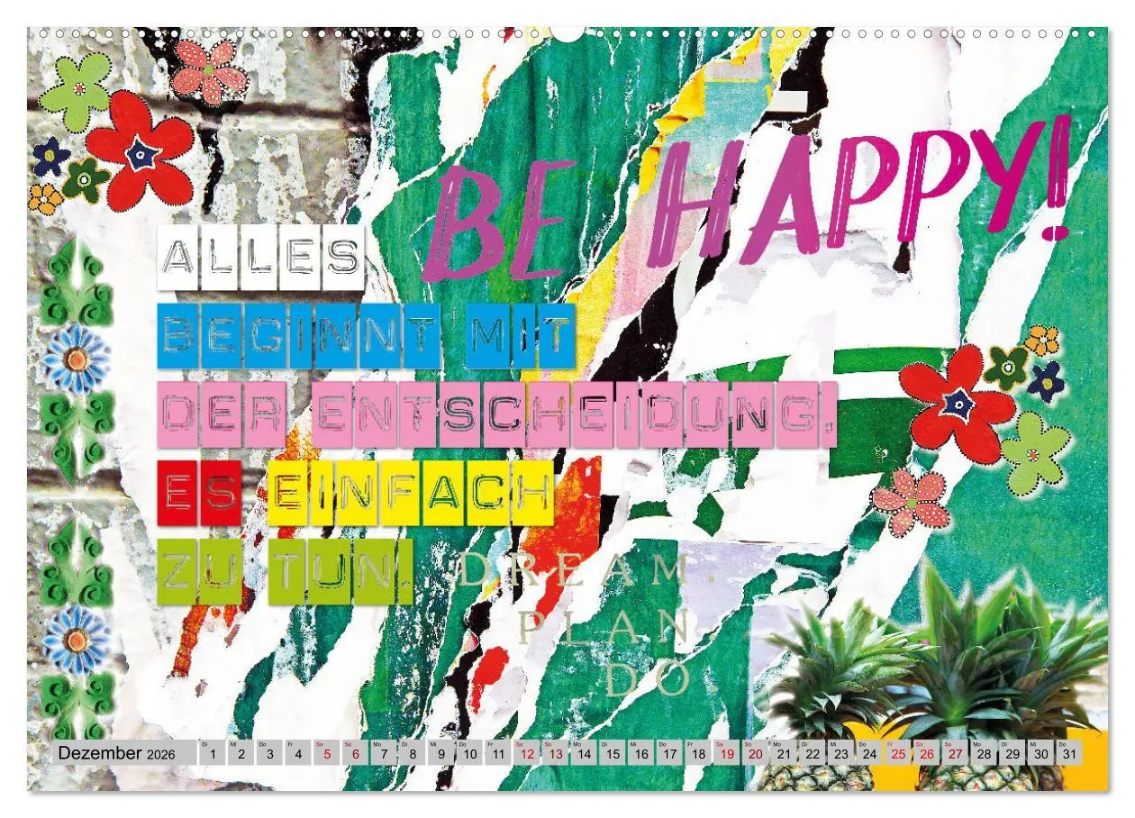 Bild: 9783457532096 | Optimisten leben länger (Wandkalender 2026 DIN A2 quer), CALVENDO...
