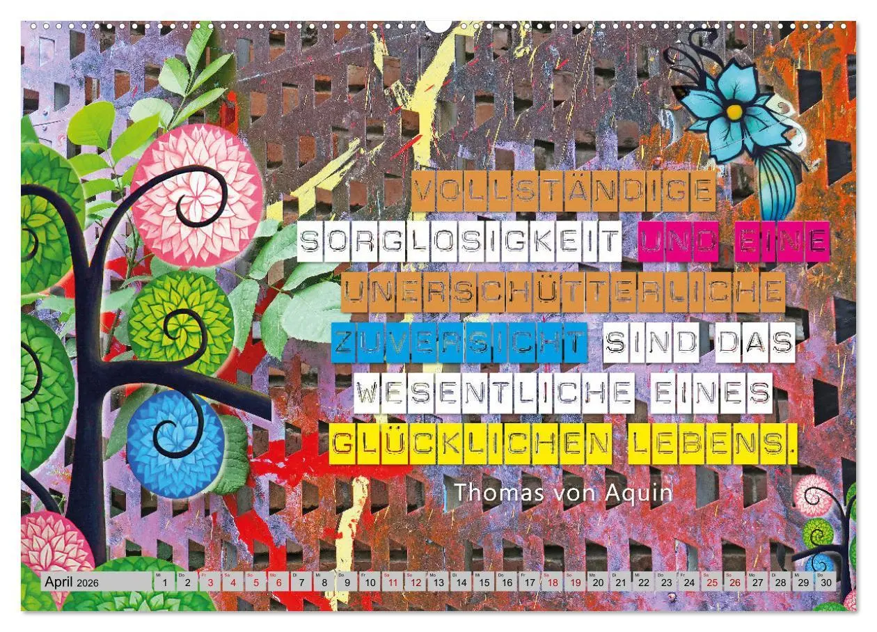 Bild: 9783457532096 | Optimisten leben länger (Wandkalender 2026 DIN A2 quer), CALVENDO...