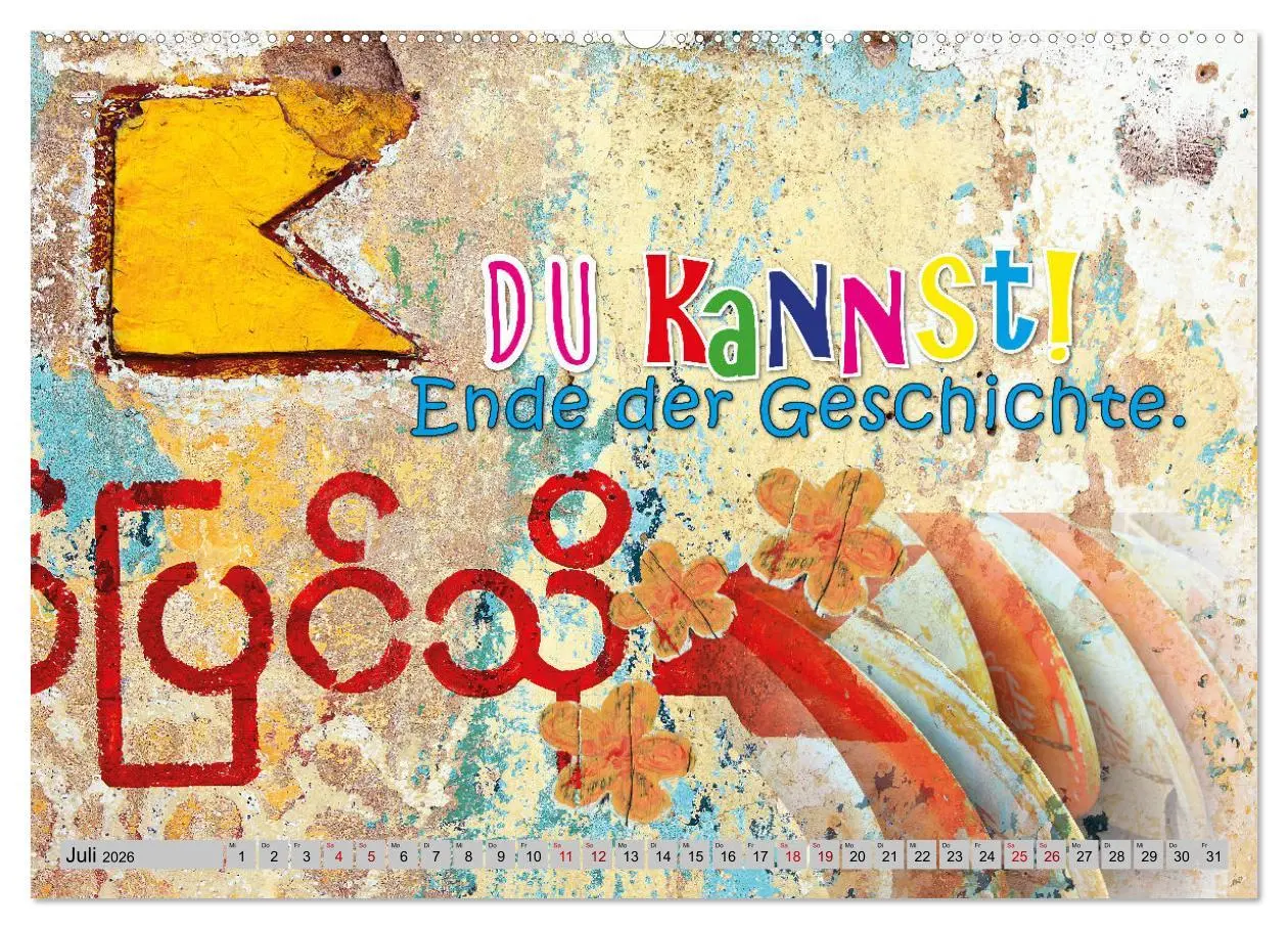 Bild: 9783457532096 | Optimisten leben länger (Wandkalender 2026 DIN A2 quer), CALVENDO...