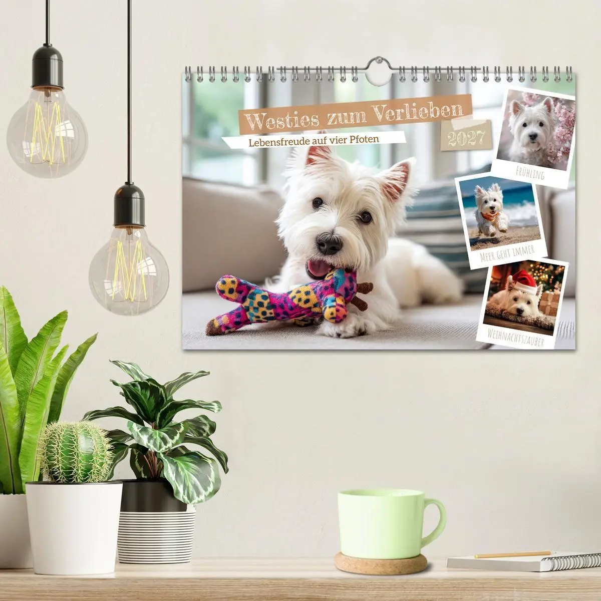 Bild: 9783594392096 | Westies zum Verlieben (Wandkalender 2027 DIN A4 quer), CALVENDO...