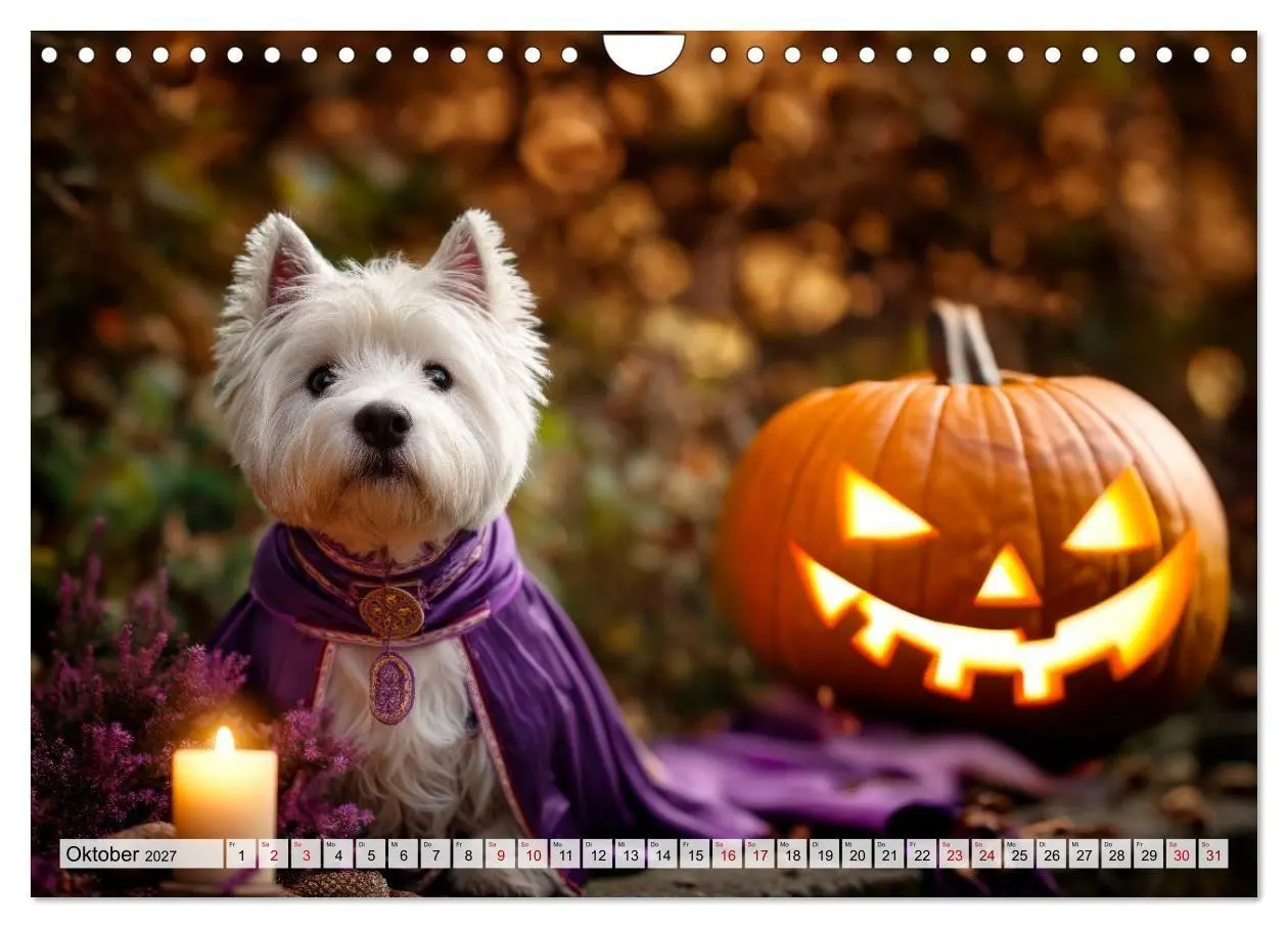 Bild: 9783594392096 | Westies zum Verlieben (Wandkalender 2027 DIN A4 quer), CALVENDO...