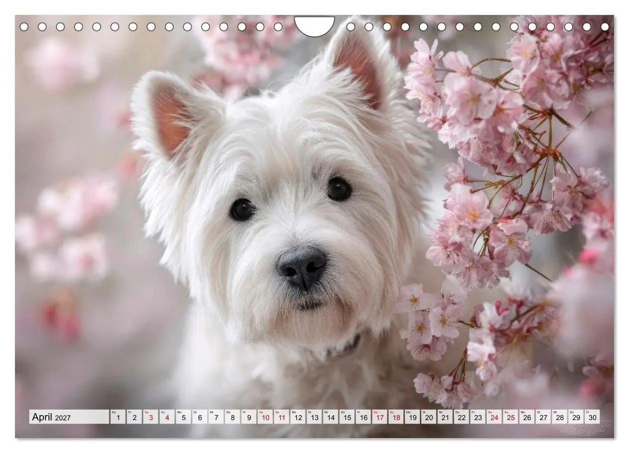 Bild: 9783594392096 | Westies zum Verlieben (Wandkalender 2027 DIN A4 quer), CALVENDO...