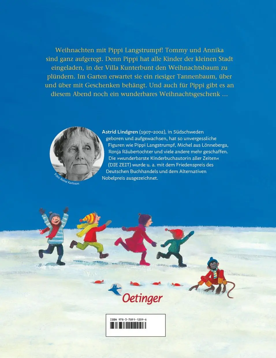 Rückseite: 9783789112096 | Pippi plündert den Weihnachtsbaum | Astrid Lindgren | Buch | 32 S.