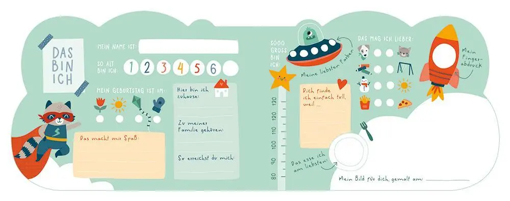 Bild: 9783986362096 | Freunde-Buch für Kinder | Blau | GRAFIK WERKSTATT Das Original | Buch