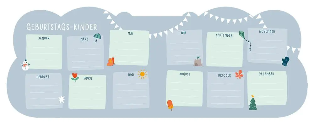 Bild: 9783986362096 | Freunde-Buch für Kinder | Blau | GRAFIK WERKSTATT Das Original | Buch