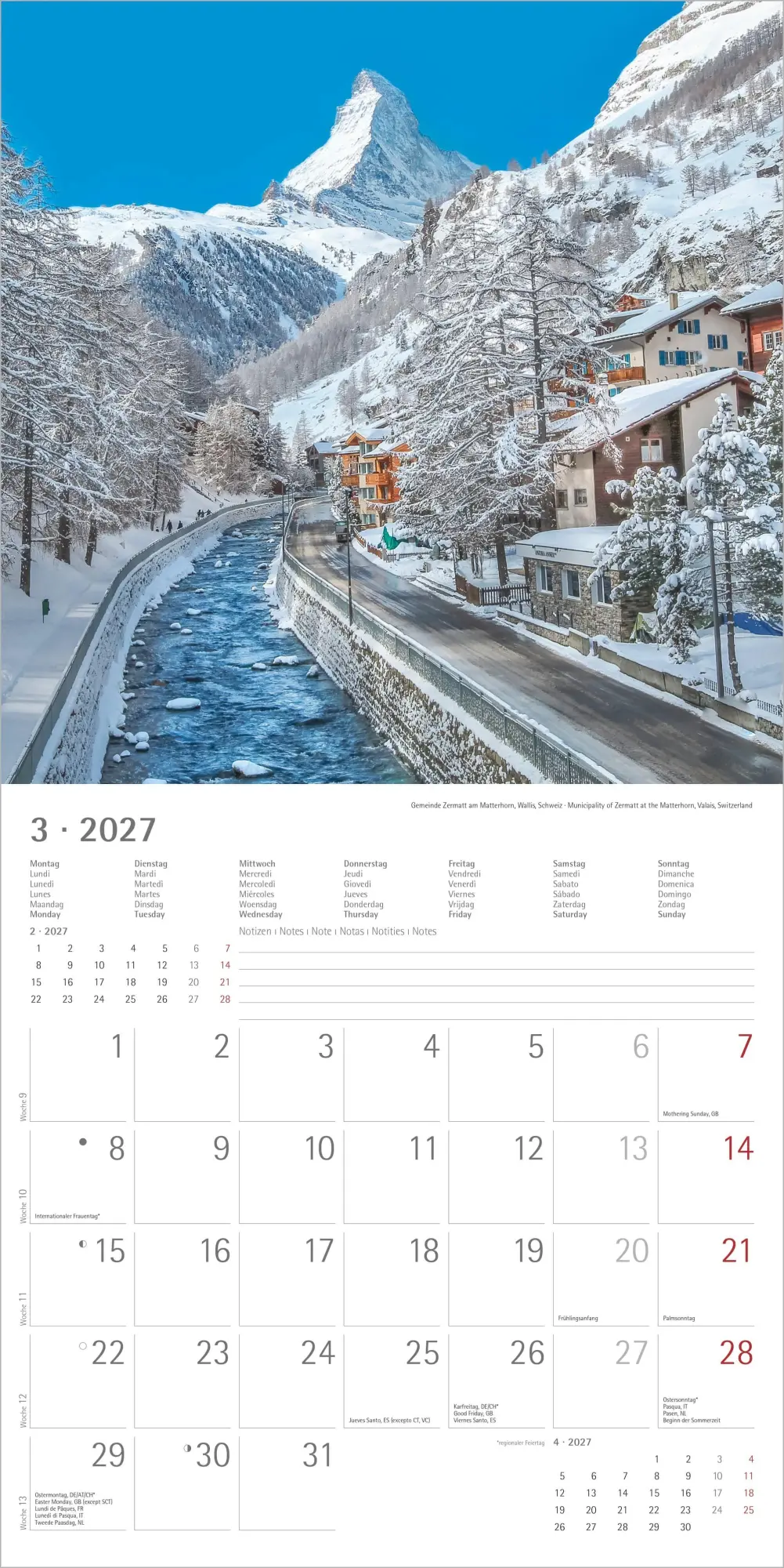 Bild: 4069095012196 | Alpen 2027 | Neumann Verlage GmbH &amp; Co KG | Kalender | 14 S. | Deutsch