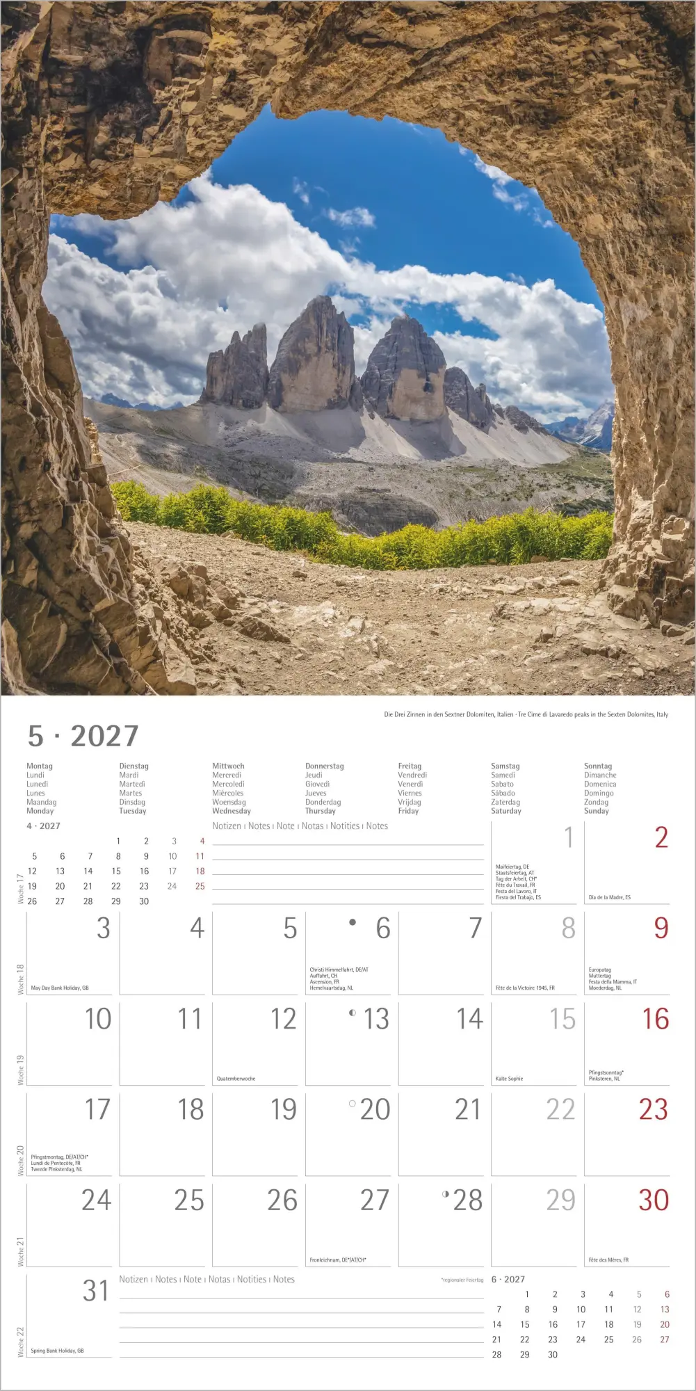 Bild: 4069095012196 | Alpen 2027 | Neumann Verlage GmbH &amp; Co KG | Kalender | 14 S. | Deutsch