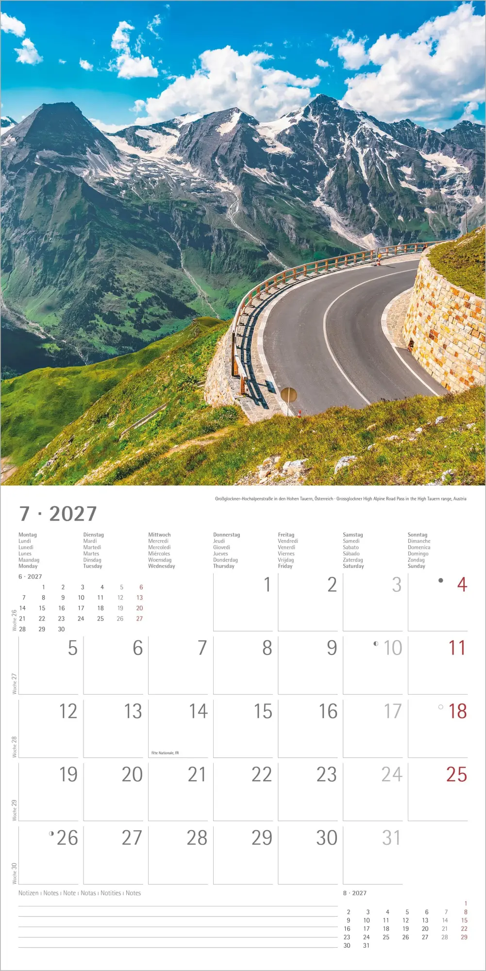 Bild: 4069095012196 | Alpen 2027 | Neumann Verlage GmbH &amp; Co KG | Kalender | 14 S. | Deutsch