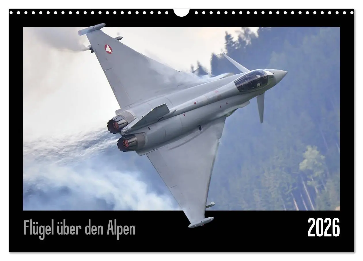 Cover: 9783457832196 | Flügel über den Alpen (Wandkalender 2026 DIN A3 quer), CALVENDO...