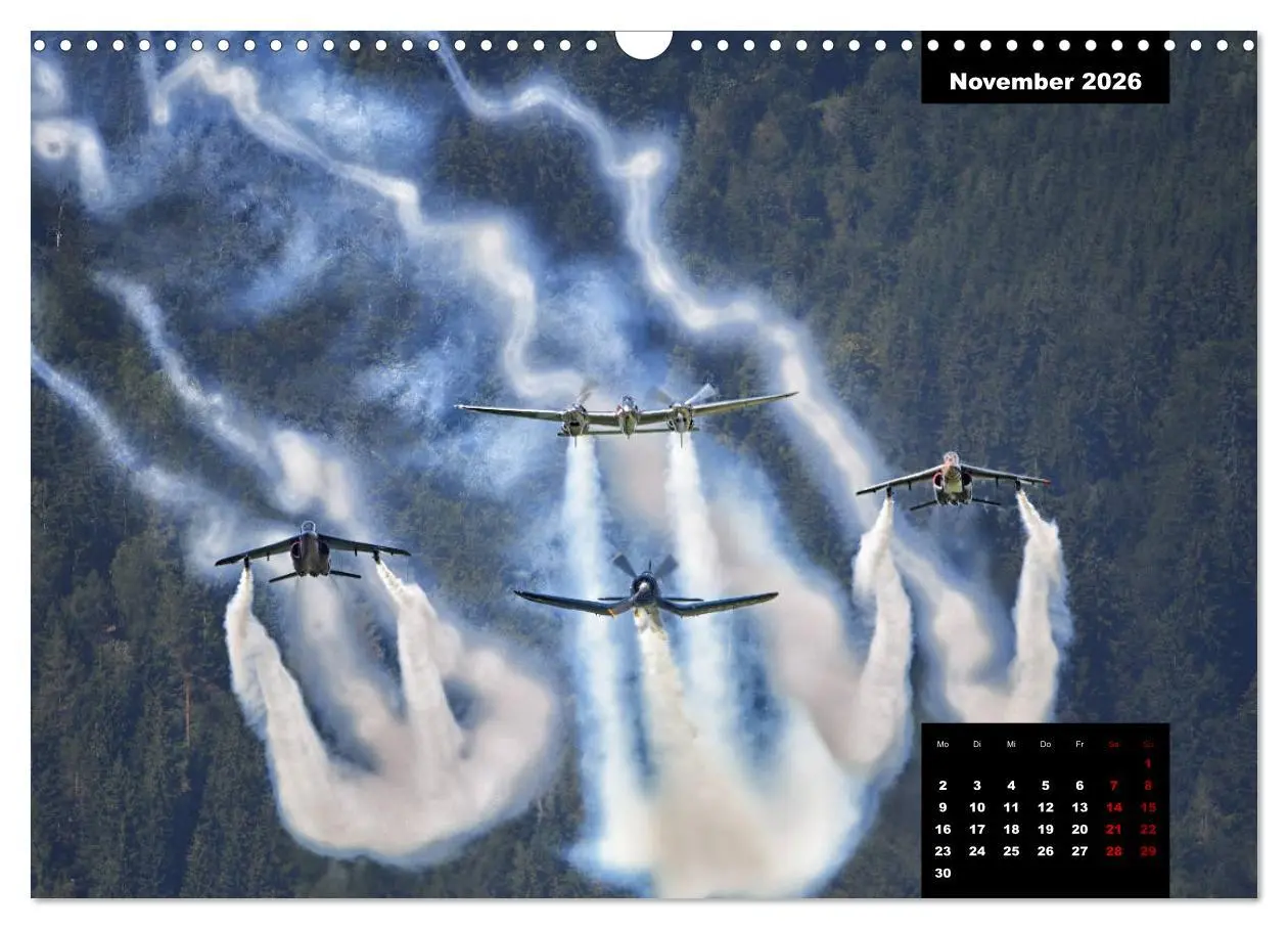 Bild: 9783457832196 | Flügel über den Alpen (Wandkalender 2026 DIN A3 quer), CALVENDO...