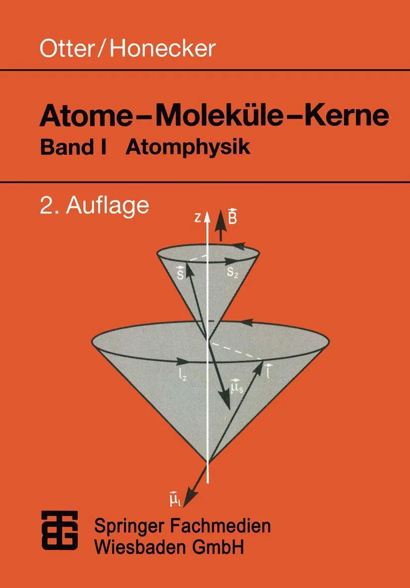 Cover: 9783519132196 | Atome - Moleküle - Kerne | Band I Atomphysik | Raimund Honecker | Buch