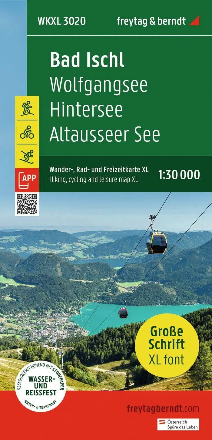 Cover: 9783707922196 | freytag &amp; berndt Wanderkarte WKXL 3020 Bad Ischl, Wolfgangsee -...