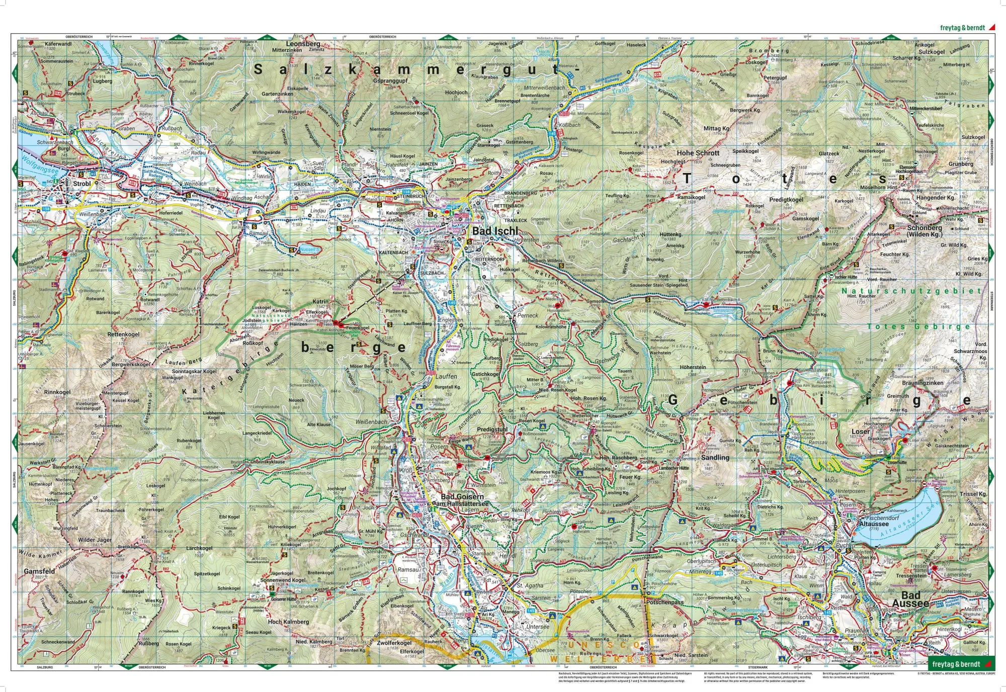 Bild: 9783707922196 | freytag &amp; berndt Wanderkarte WKXL 3020 Bad Ischl, Wolfgangsee -...