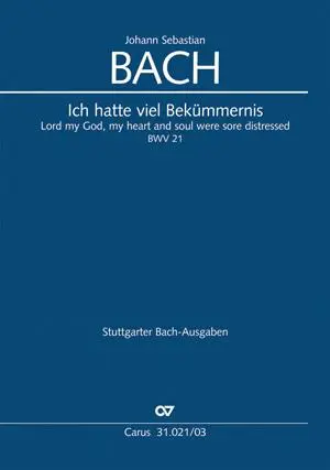 Cover: 9790007042196 | Ich hatte viel Bekümmernis (1. Fassung) | Johann Sebastian Bach | Buch