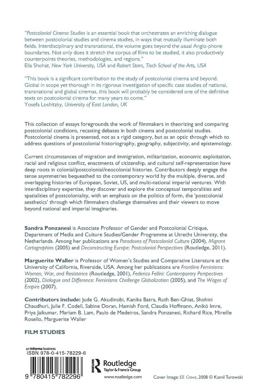 Rückseite: 9780415782296 | Postcolonial Cinema Studies | Sandra Ponzanesi (u. a.) | Taschenbuch