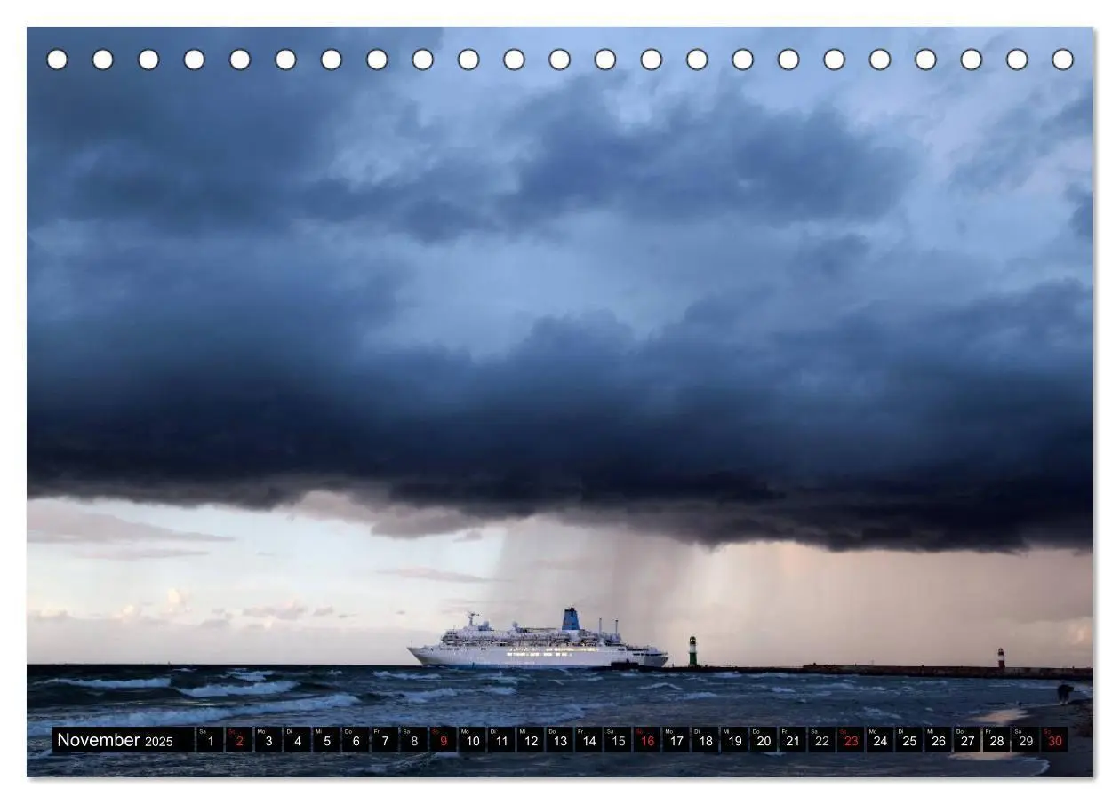 Bild: 9783435662296 | Urlaub in Warnemünde (Tischkalender 2025 DIN A5 quer), CALVENDO...
