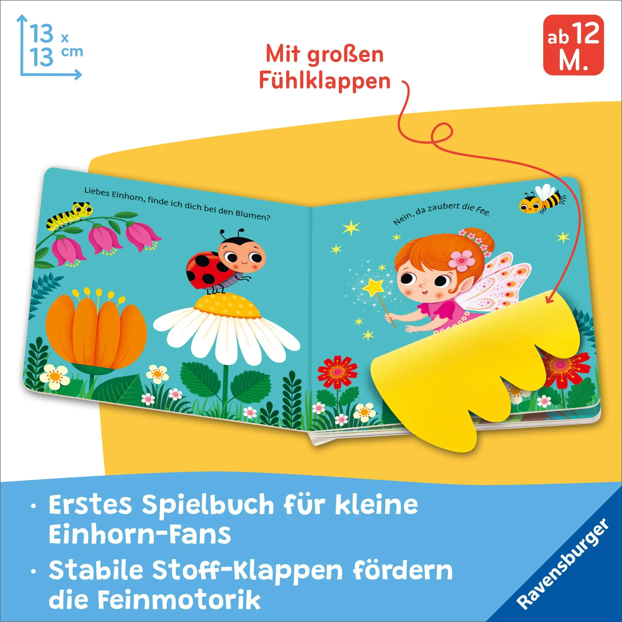 Bild: 9783473422296 | Wo bist du, liebes Einhorn? | Mit großen Fühl-Klappen | Mila Rulff