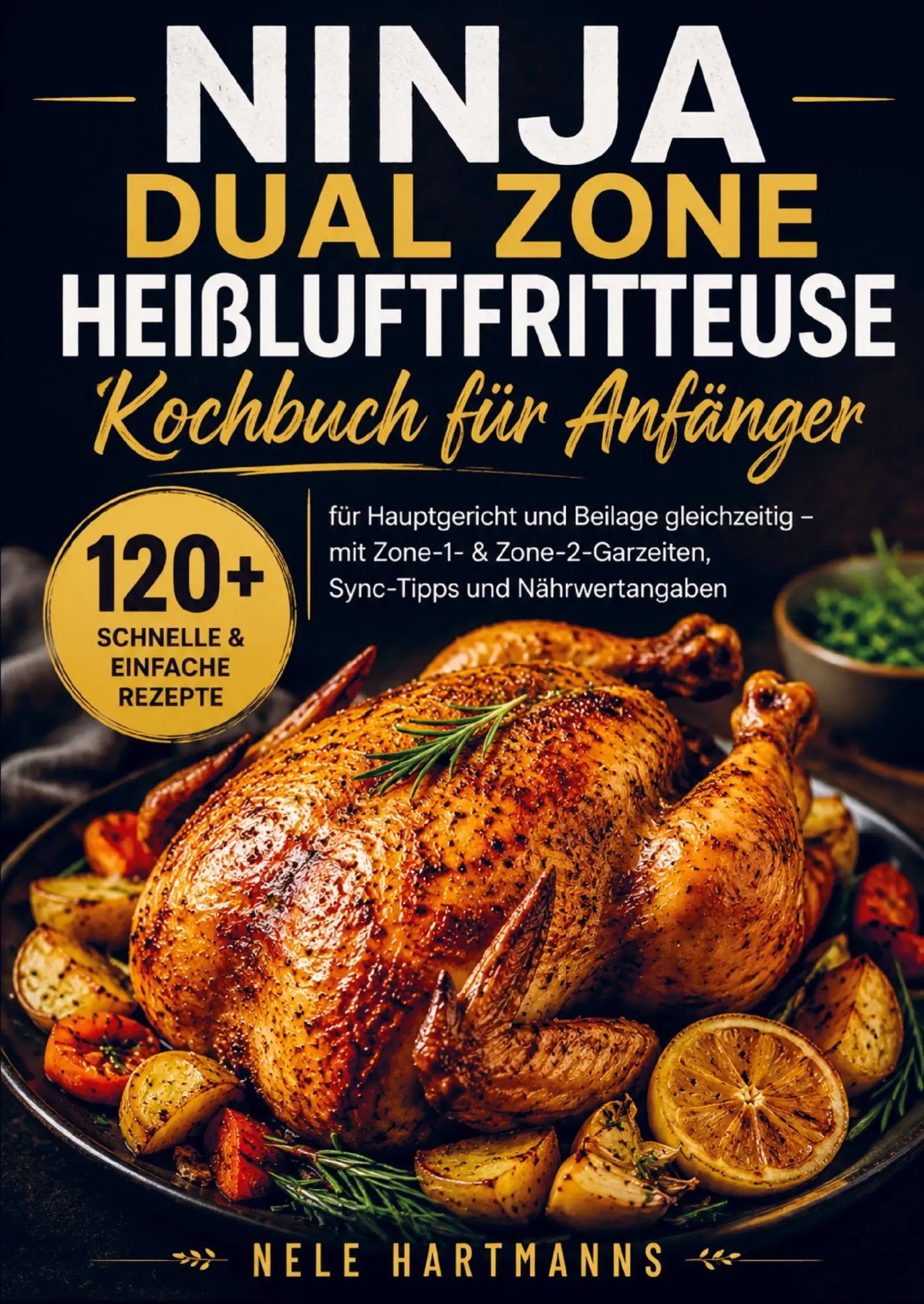 Cover: 9789403902296 | Ninja Dual Zone Heißluftfritteuse Kochbuch für Anfänger | Hartmanns