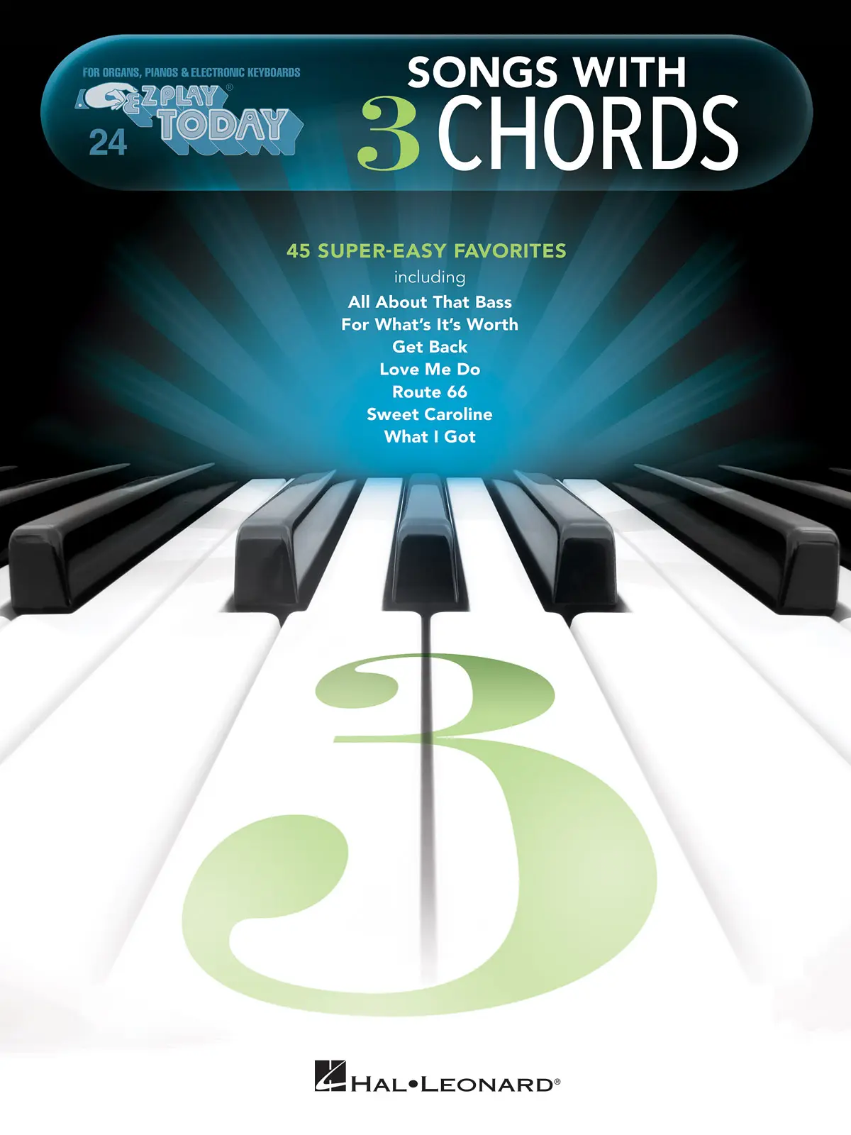 Cover: 888680712396 | Songs with 3 Chords | E-Z Play Today #24 | E-Z Play Today | Buch