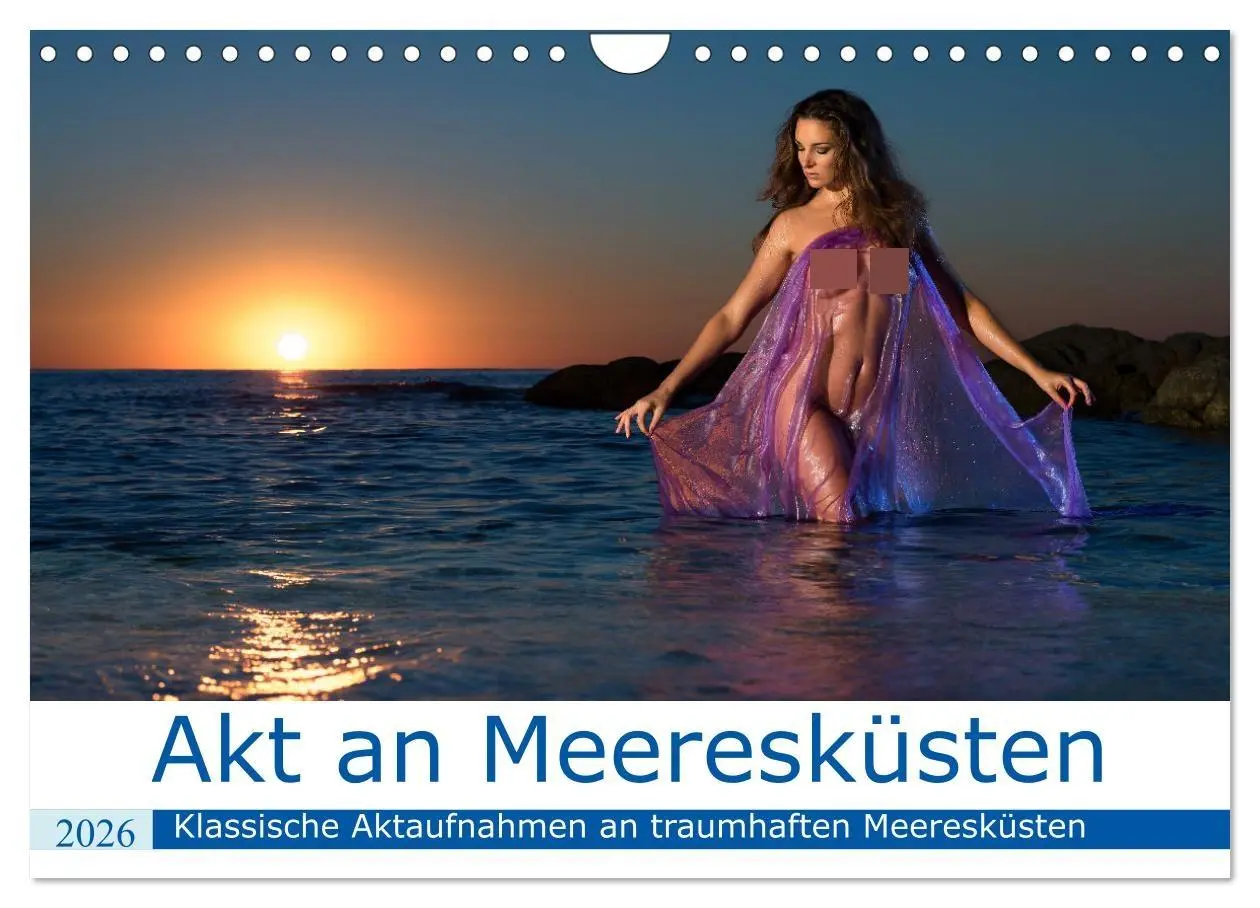 Cover: 9783457672396 | Akt an wilden Meeresküsten (Wandkalender 2026 DIN A4 quer),...