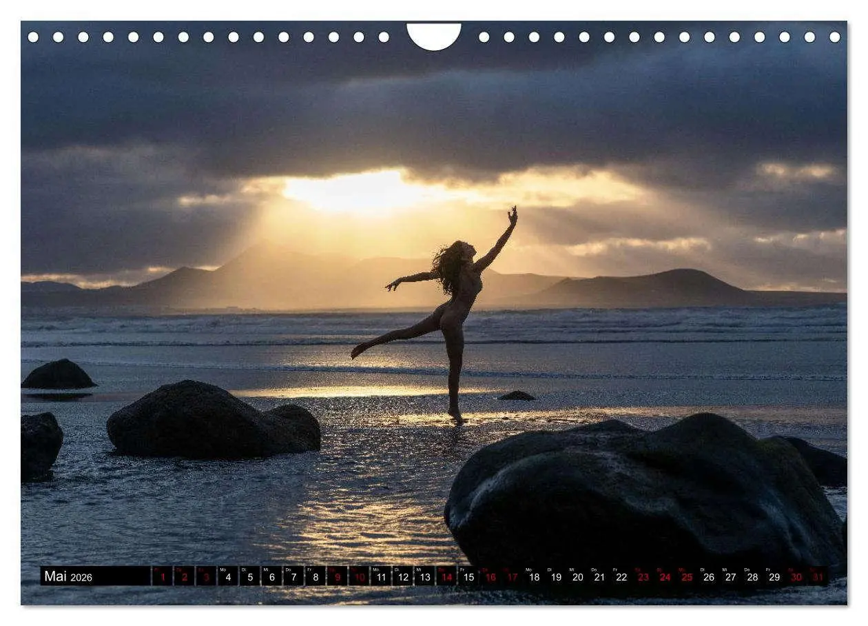 Bild: 9783457672396 | Akt an wilden Meeresküsten (Wandkalender 2026 DIN A4 quer),...