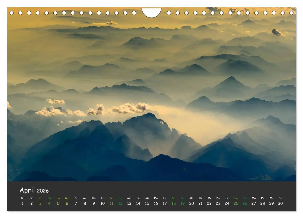 Bild: 9783457812396 | Pilot's-eye view - Die Welt von oben (Wandkalender 2026 DIN A4...