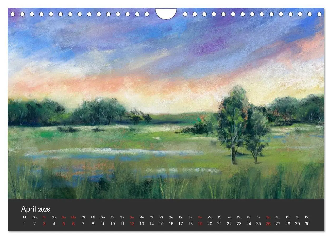 Bild: 9783516072396 | Landschaftspastelle (Wandkalender 2026 DIN A4 quer), CALVENDO...