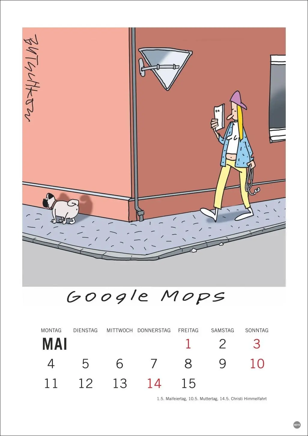 Bild: 9783756412396 | Peter Butschkow: Cartoon-Kracher Halbmonatskalender 2026 | Butschkow