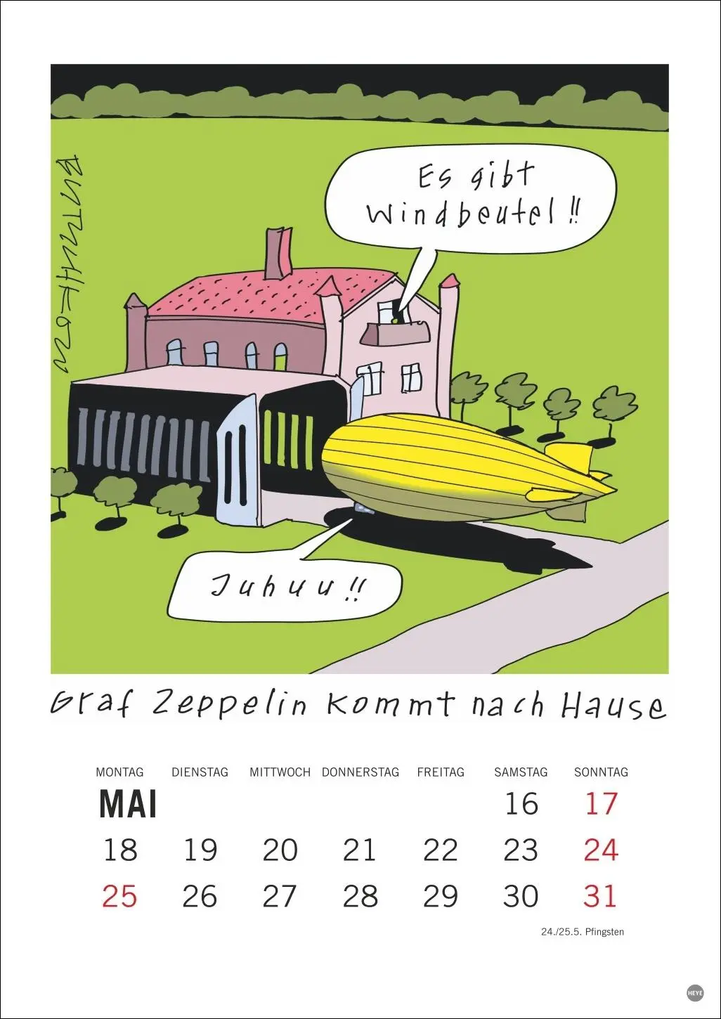 Bild: 9783756412396 | Peter Butschkow: Cartoon-Kracher Halbmonatskalender 2026 | Butschkow