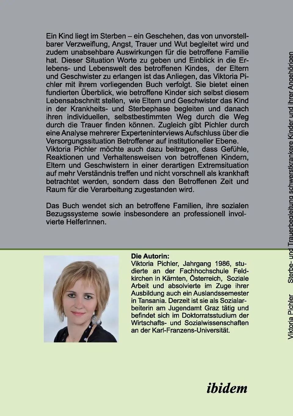 Rückseite: 9783838202396 | Sterbe- und Trauerbegleitung schwerstkranker Kinder und ihrer...