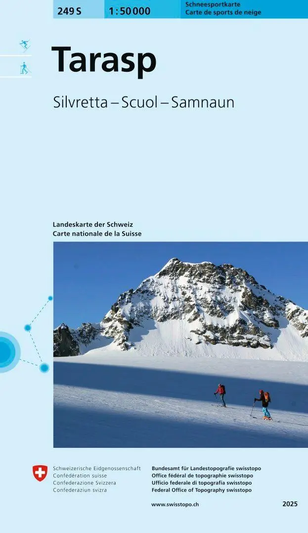 Cover: 9783302502496 | 249S Tarasp Schneesportkarte | Silvretta - Scuol - Samnaun | swisstopo