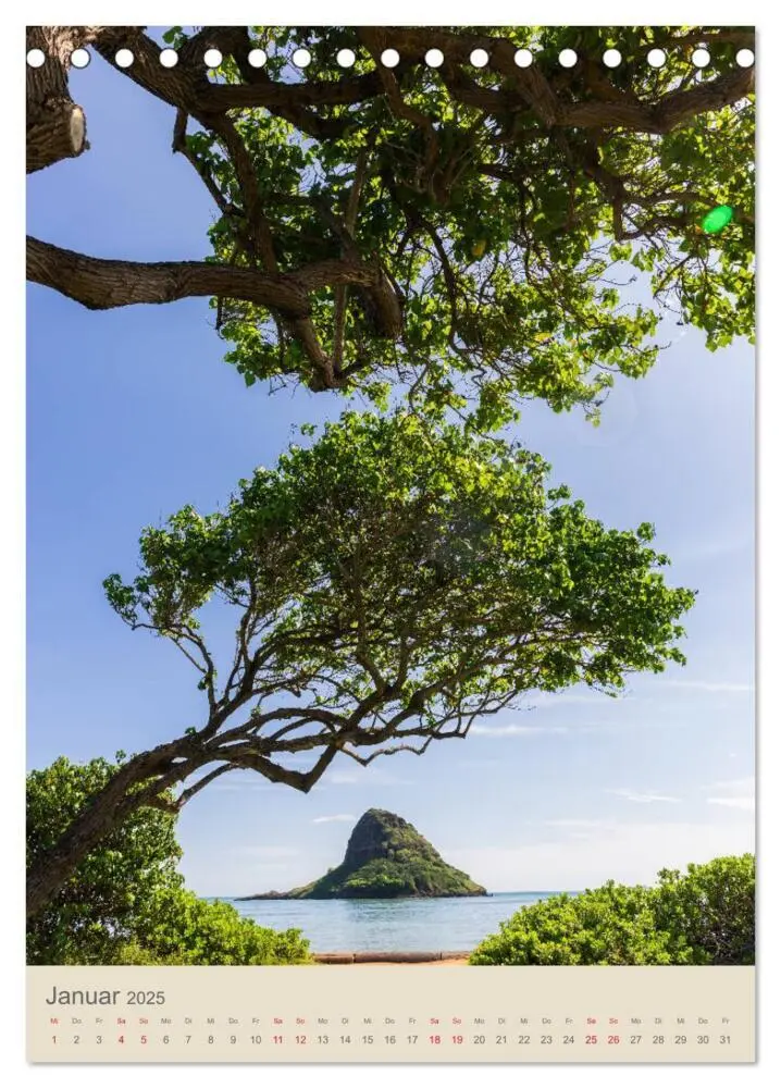 Bild: 9783435952496 | O'ahu - Hawaii, Bilder aus dem Südseeparadies (Tischkalender 2025...