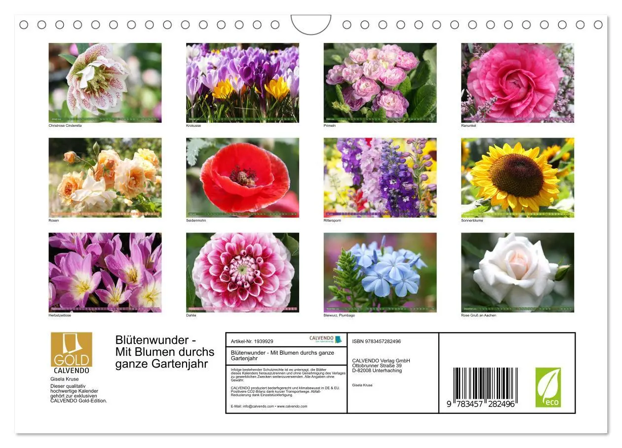 Bild: 9783457282496 | Blütenwunder - Mit Blumen durchs ganze Gartenjahr (Wandkalender...