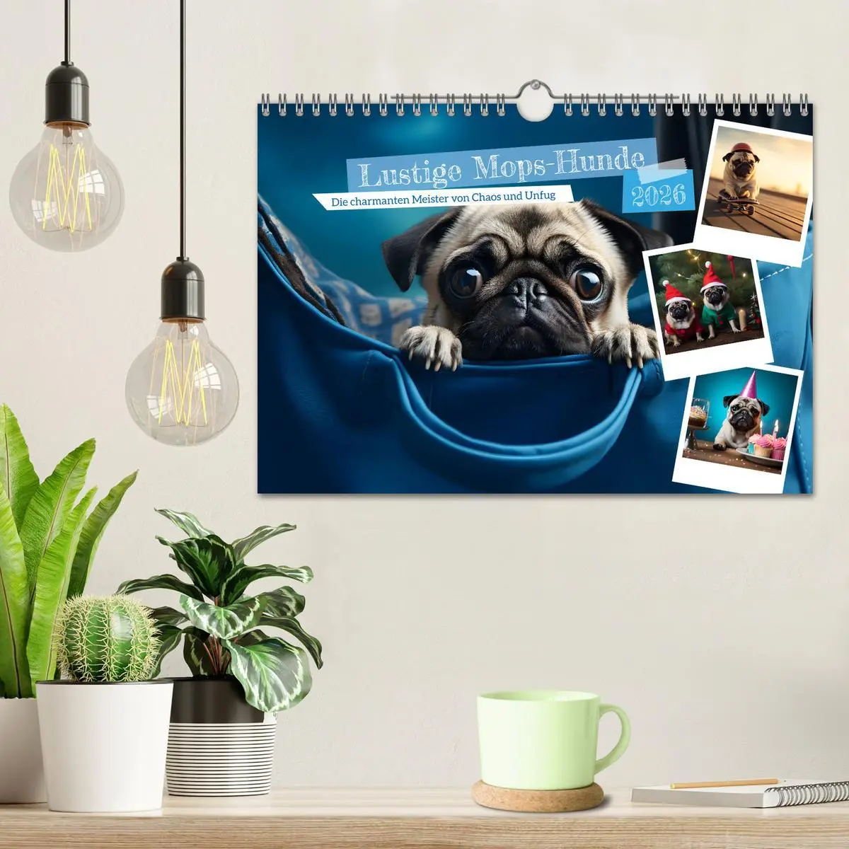 Bild: 9783457352496 | Lustige Mops-Hunde: Die charmanten Meister von Chaos und Unfug...