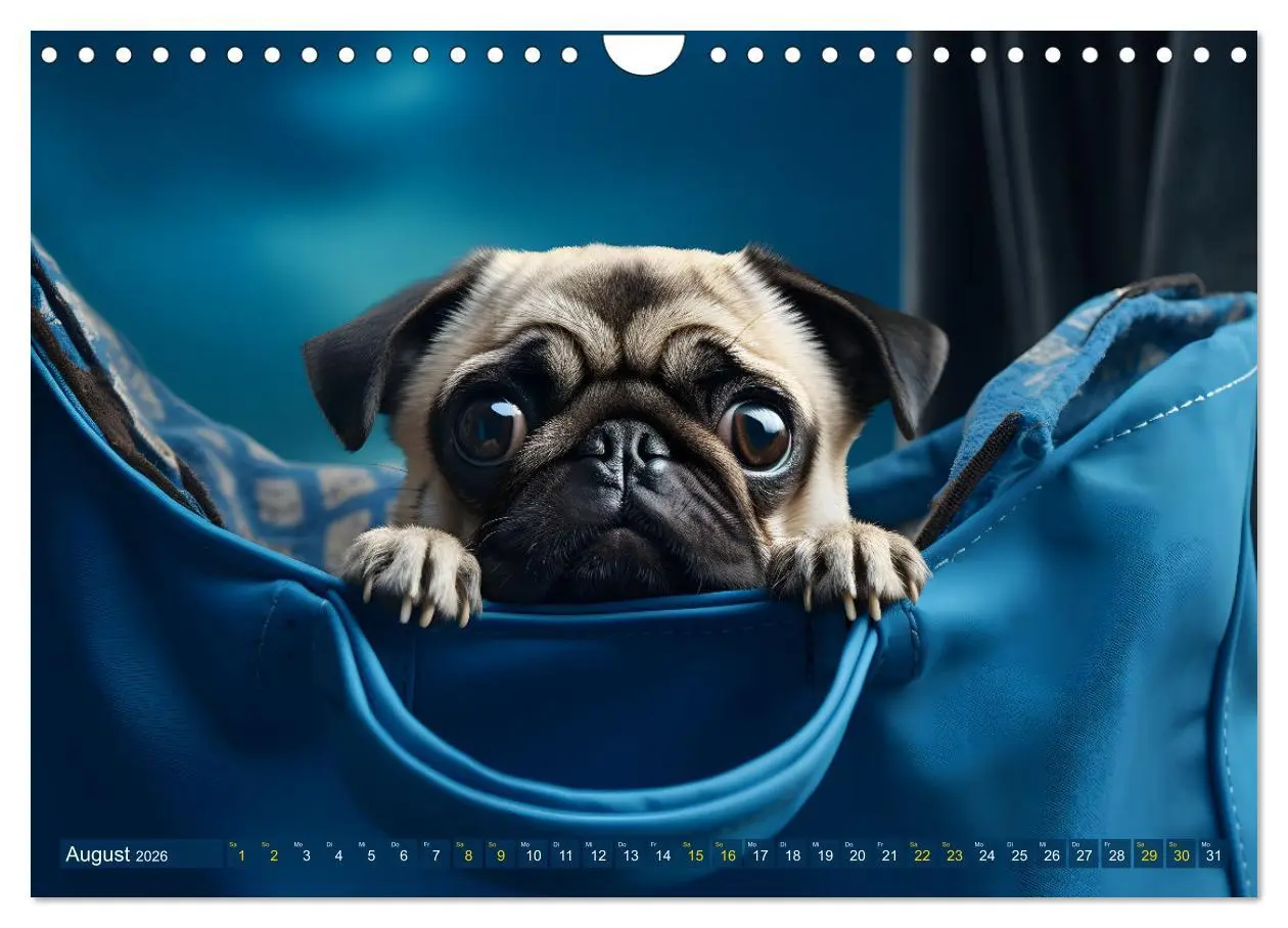 Bild: 9783457352496 | Lustige Mops-Hunde: Die charmanten Meister von Chaos und Unfug...