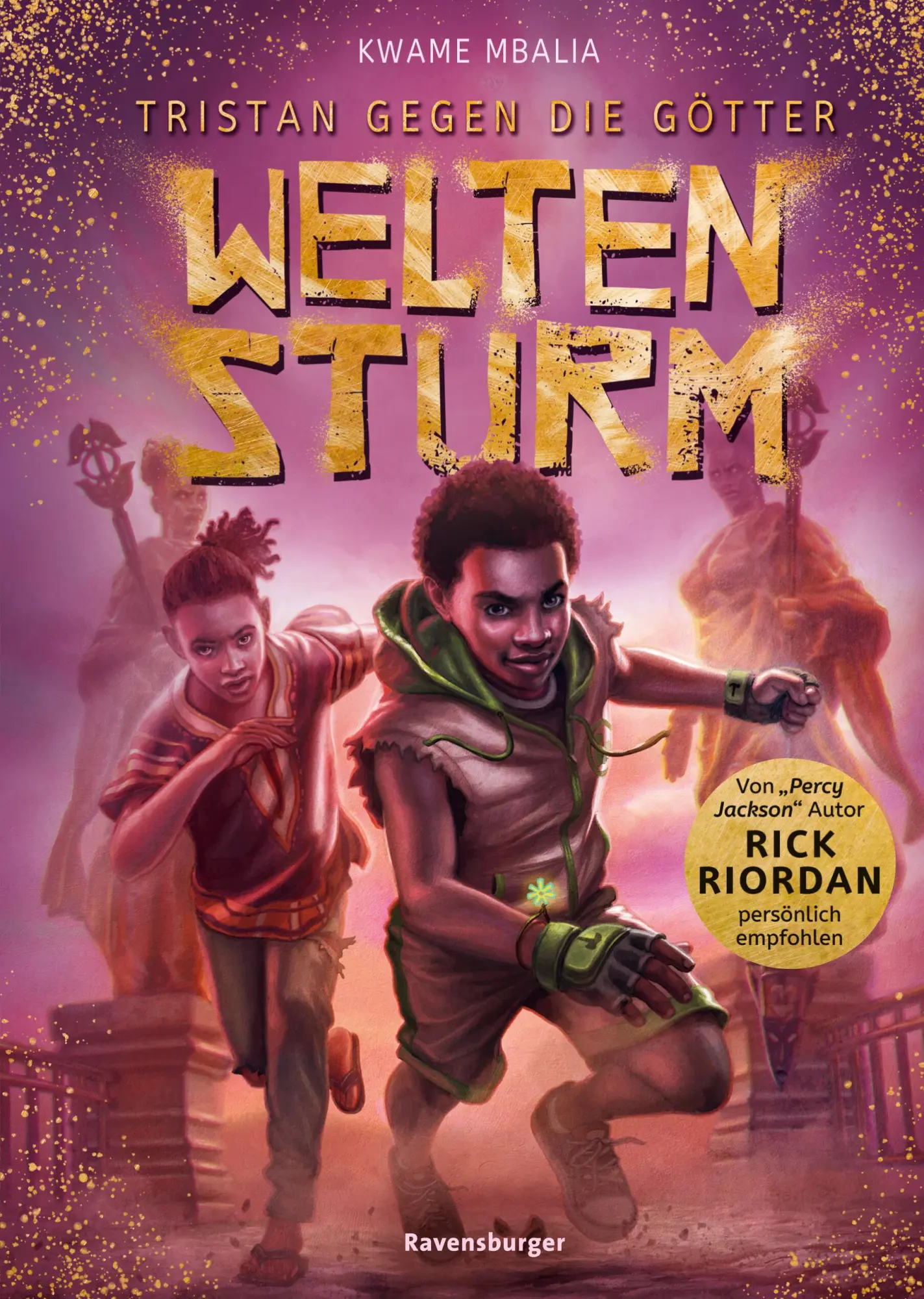 Cover: 9783473402496 | Tristan gegen die Götter, Band 2 - Weltensturm | Kwame Mbalia | Buch
