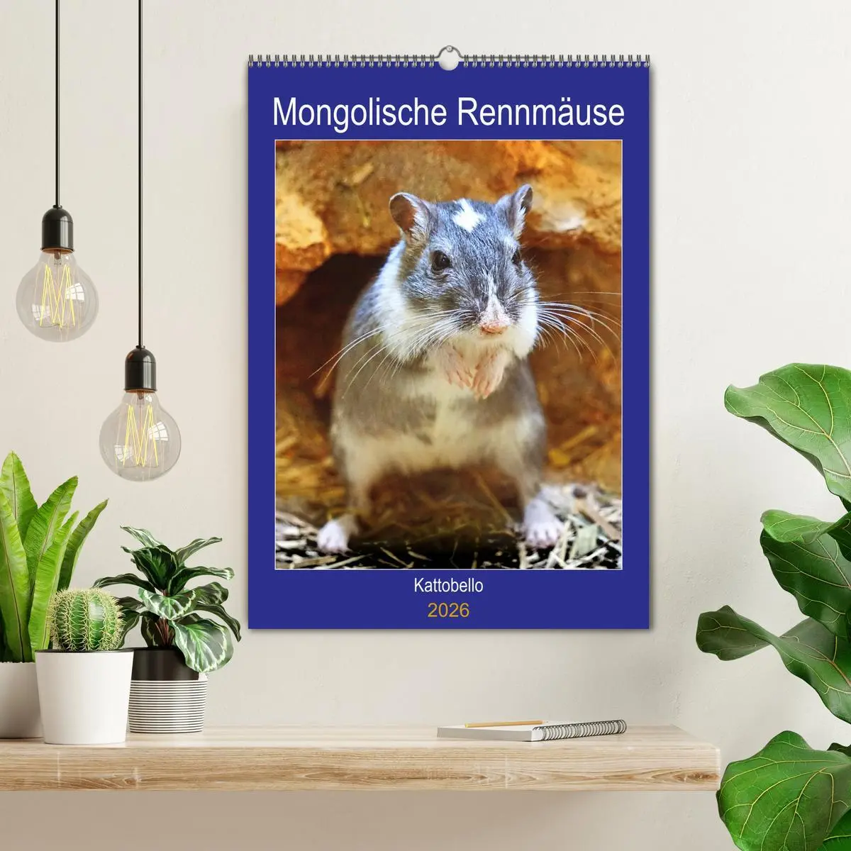 Bild: 9783516372496 | Mongolische Rennmäuse (Wandkalender 2026 DIN A2 hoch), CALVENDO...