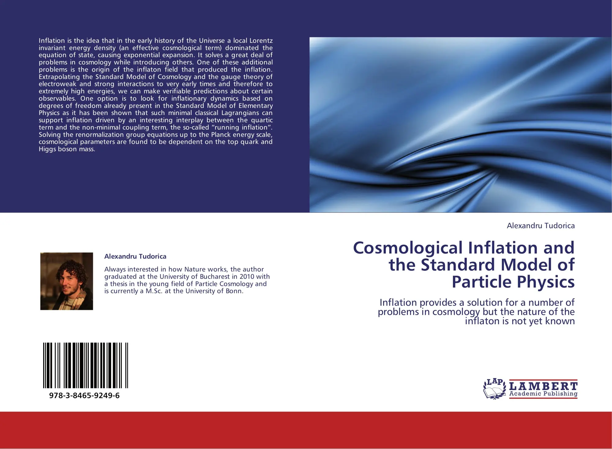 Cover: 9783846592496 | Cosmological Inflation and the Standard Model of Particle Physics
