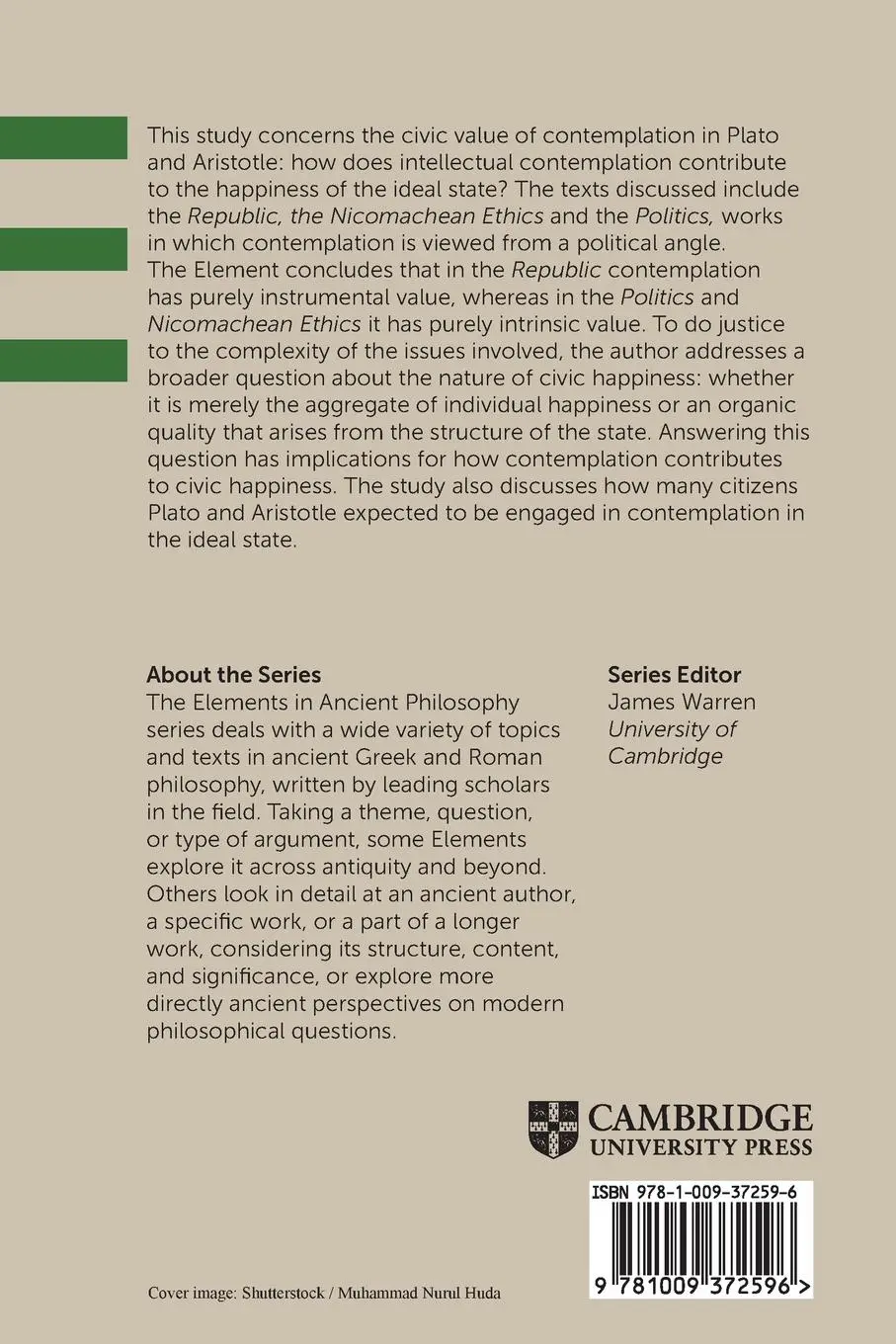 Rückseite: 9781009372596 | Contemplation and Society in Plato and Aristotle | Dominic Scott
