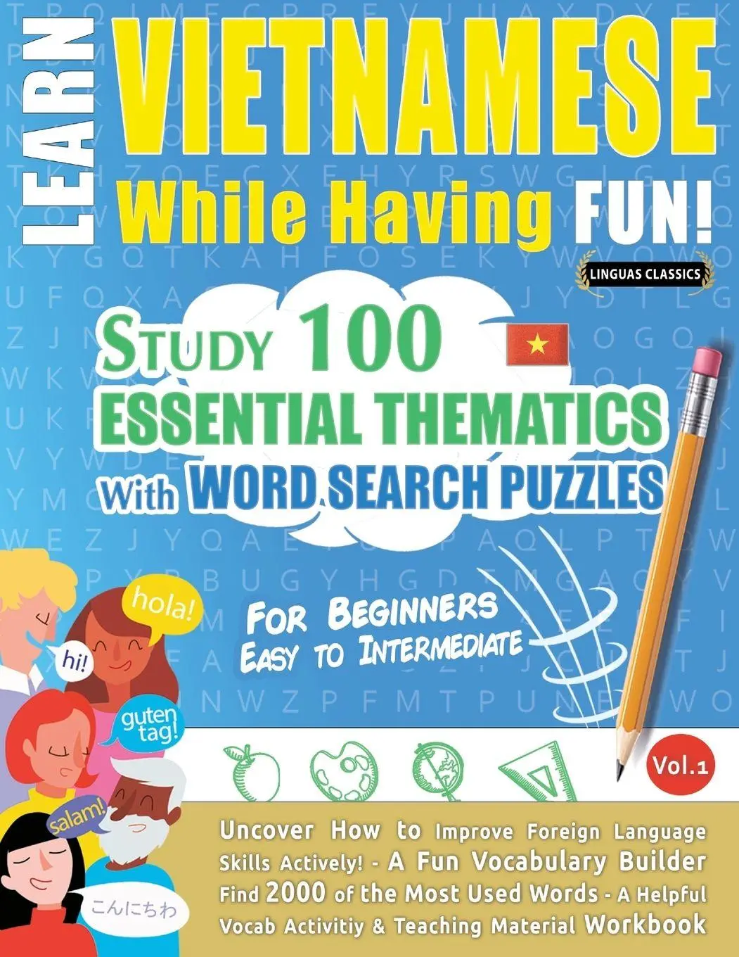 Cover: 9782491792596 | LEARN VIETNAMESE WHILE HAVING FUN! - FOR BEGINNERS | Linguas Classics