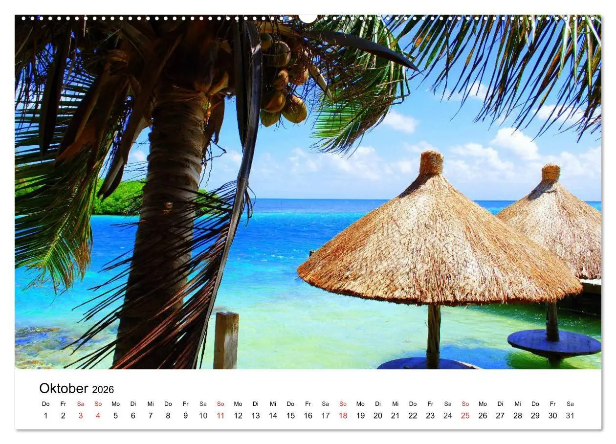 Bild: 9783457962596 | Traumstrände in der Karibik (hochwertiger Premium Wandkalender 2026...